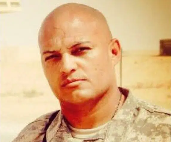 Raul Gutierrez in army uniform