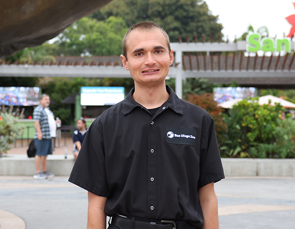 image of man wearing san diego zoo shirt smiling