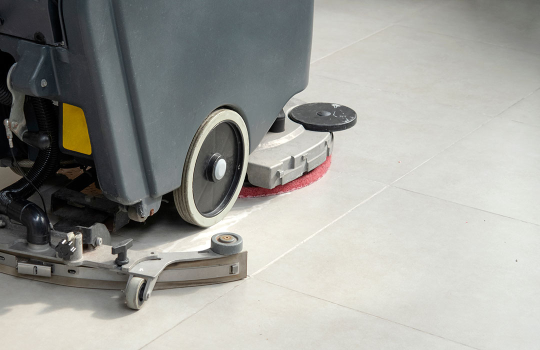 image of floor cleaning robot