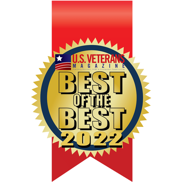 US Veterans Magazine Best of the Best 2022 badge
