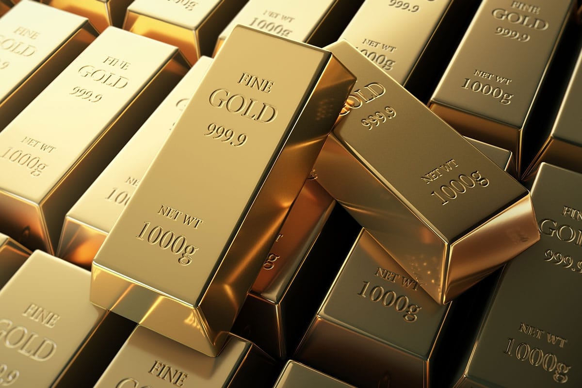 bars of gold