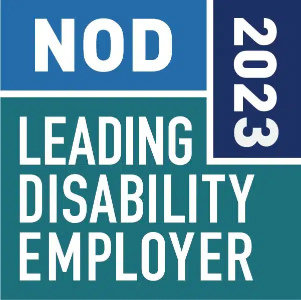 NOD Leading Disability Employer 2023 logo