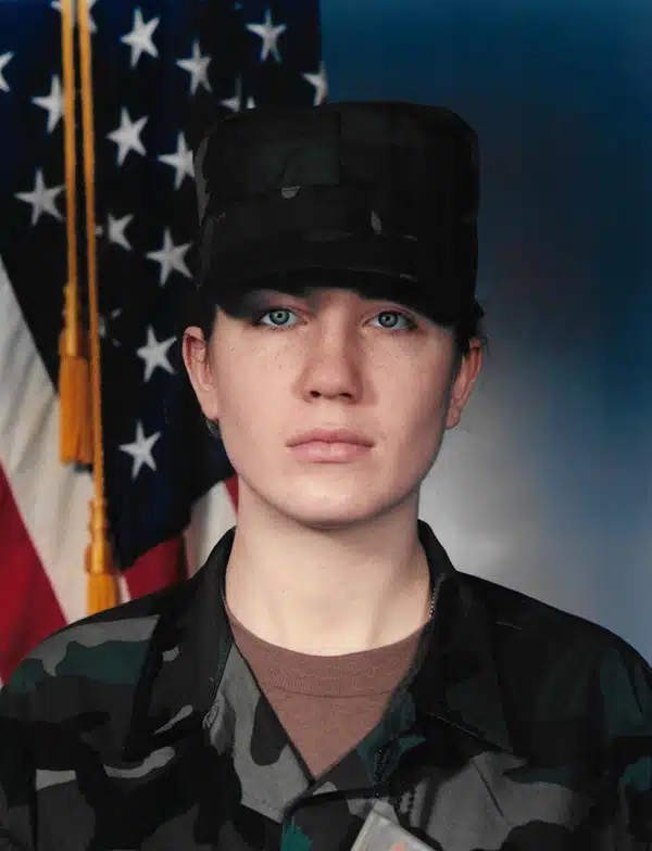 Raina Stevens - official army portrait