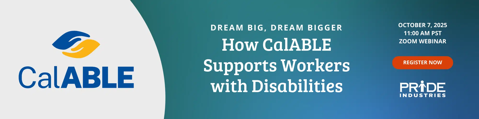 CalABLE Job Seeker Webinar Promotion