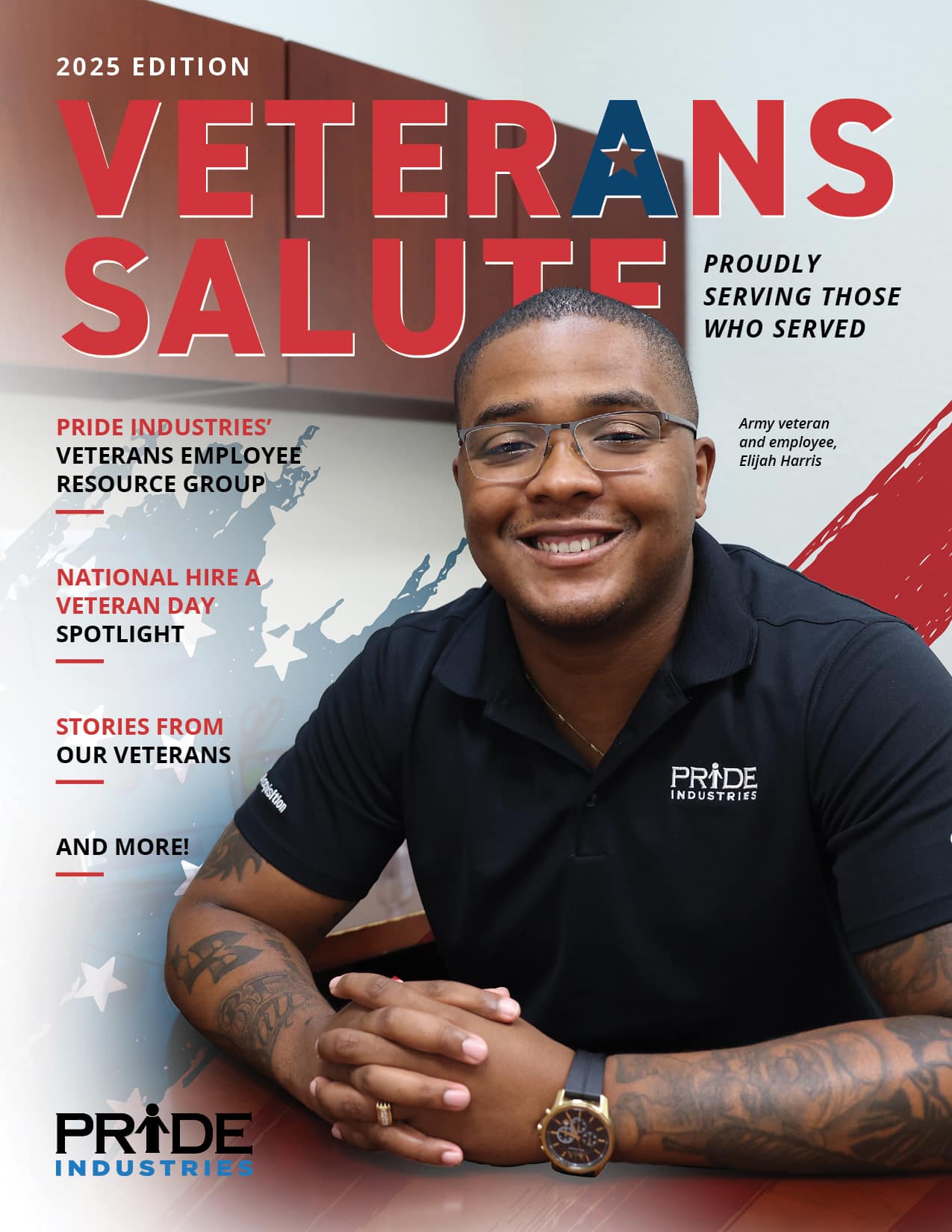 Cover shot of the 2025 Veterans Salute