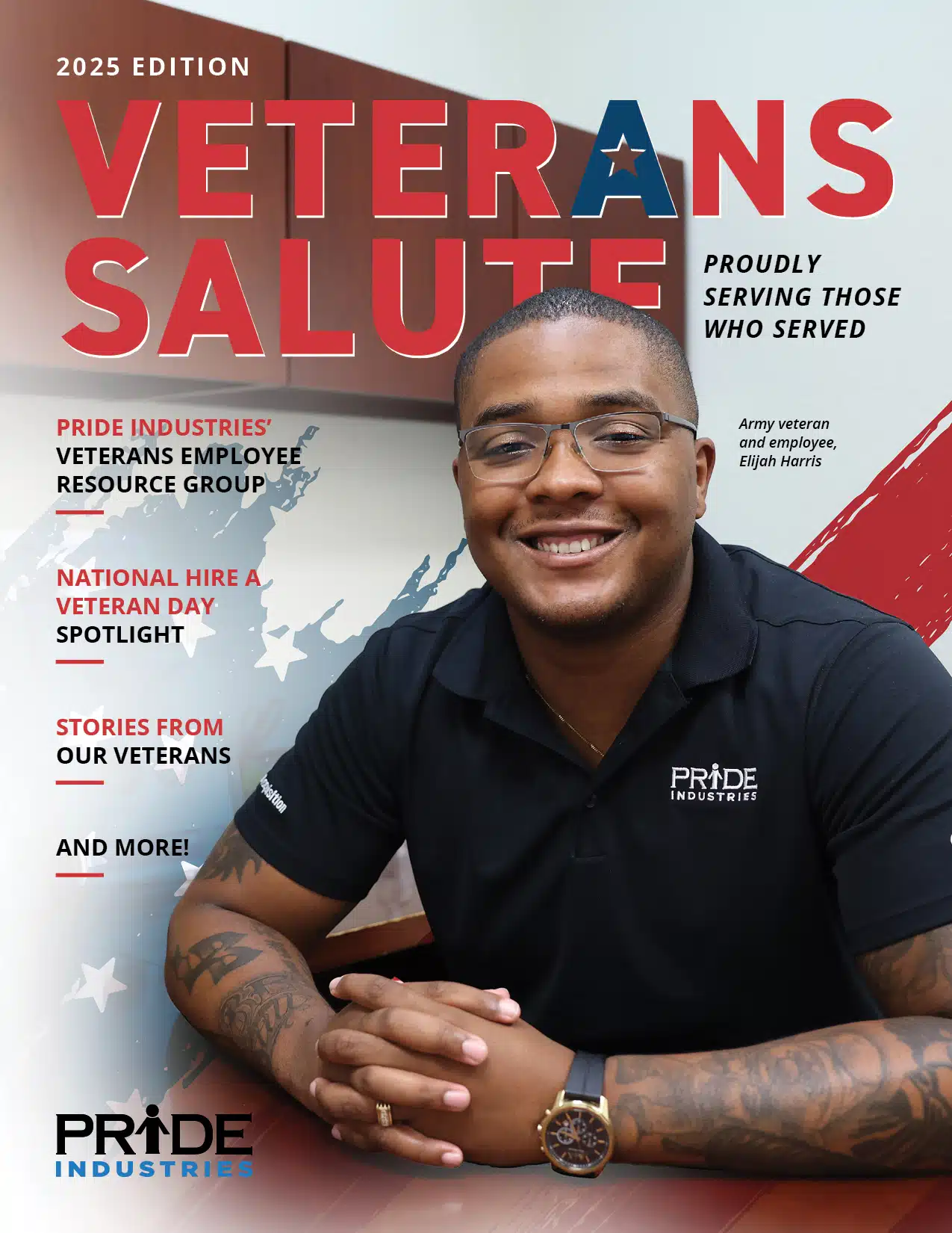 Cover shot of the 2025 Veterans Salute